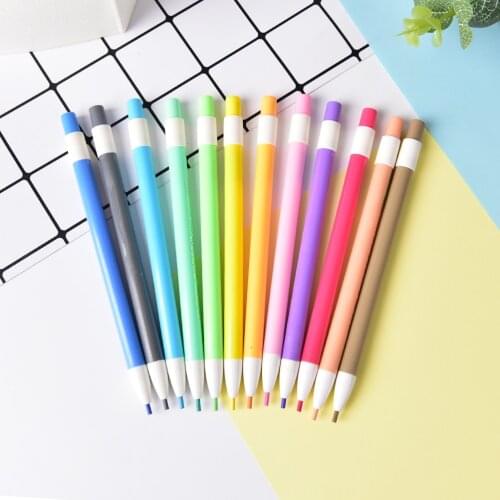 12 Colors School w45 w48 color w16 Creative Kids Mechanical Pencil