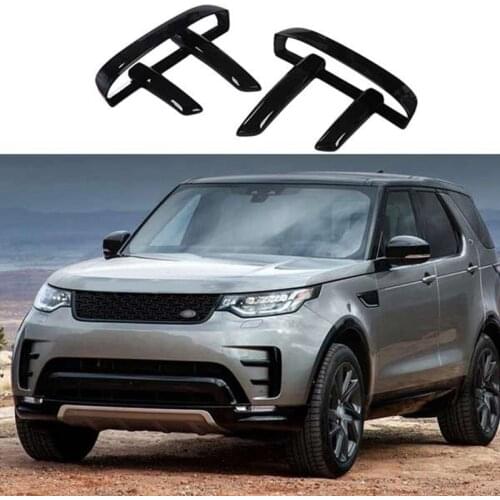 2Pcs Car-Stying Abs Front Fog Lamp Trim Decoration for Land Rover Discovery 5 - Auto Accessories
