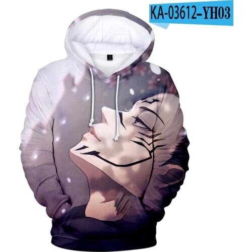 Jujutsu Kaisen Gojo Itadori 3D Hoodies Sportswear Youthful Vitality The Cool Hoodie men/women Sweatshirt Kids Kawaii Clothes