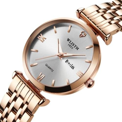 Relogio Feminino 2021 Top Brand Fashion Quartz Watches Women Watch Date Week Luminous Casual Stainless Steel Dress Wristwatches