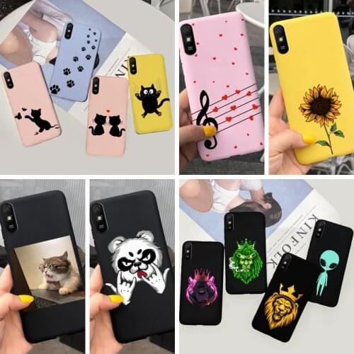 For Funda Xiaomi Redmi 9A Case Silicone Soft Cartoon Back Cover For Xiaomi Redmi 9A Phone Cases For Xiomi Redmi9a 6.53 inch Capa
