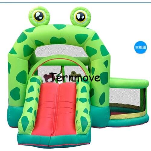 Home Used Bounce House with Blower Jump 'n Slide Bouncer jumper for frog,Kids Bouncy Castle Backyard Playing Trampoline