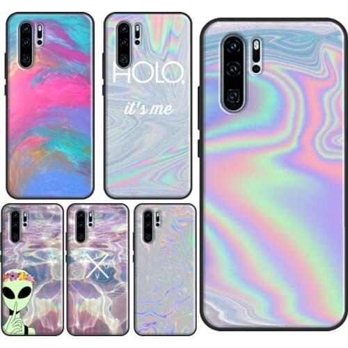 Holographic Dope Trippy Print Case For Huawei P20 Lite P30 Pro P40 Mate 20 Lite P Smart Z 2019 Nova 5T Honor 8X 9X 10i