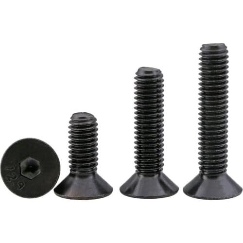 [M3M4M5M6M8M10M12] Class 12.9 countersunk head hexagon socket screw flat head hexagon socket flat cup screw