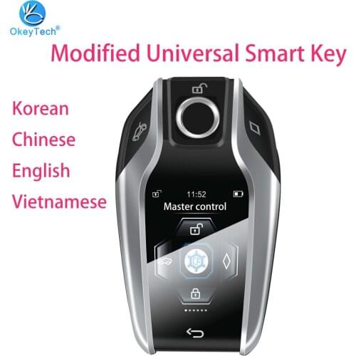 Modified Korean Universal Smart Remote Car Key LCD for BMW for Benz for Audi for Toyota for Honda for Cadillac for Lexus for KIA