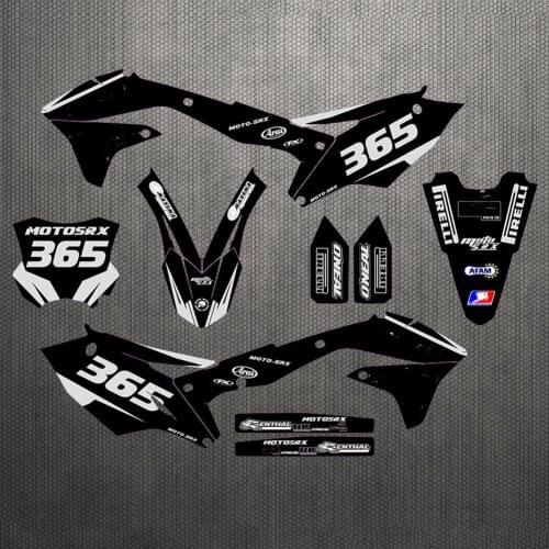 Motocross KXF 450 Customized TEAM GRAPHICS BACKGROUNDS DECALS STICKERS Kits For Kawasaki KXF450 KX450F 2016 2017 2018 KX 450F