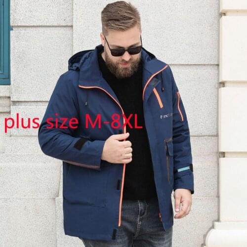 New Arrival Super Large Men Loose Coat Fashion Casual Windbreaker Jacket Spring And Autumn Plus Size MLXL2XL3XL4XL5XL6XL7XL8XL