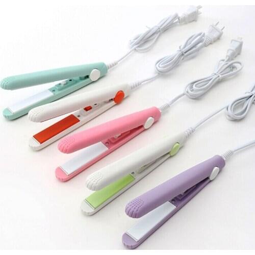 2020 New Electronic Ceramic Fast Hair Straightener Portable Mini Hair Flat Iron Wet/Dryer Straightening Irons Professional EU