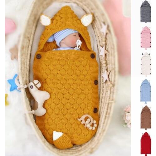 Newborn Swaddle Wrap Lovely Baby Receiving Blanket Bedding Cartoon Infant Sleeping Bag For 0-6 Months