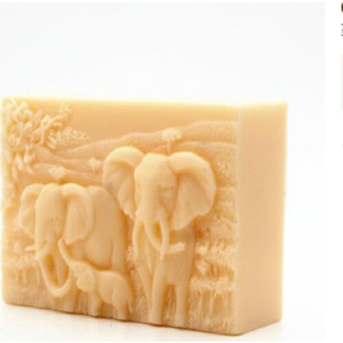 Food Grade Silicone Mold for Soap Making Cake Decorating Rectangle Soap Mould