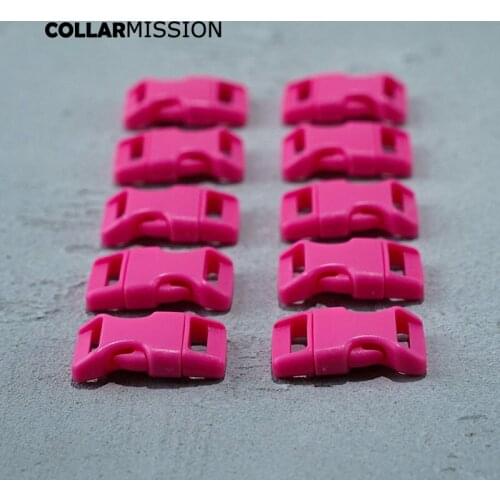 Plastic side release buckle for DIY dog collar luggage backpack strap belt webbing 15mm Mei red CK15SJ13