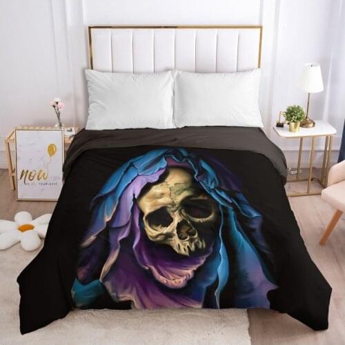 Skull Deadpool lady Duvet cover Quilt/Blanket/Comfortable Case 140x200 240x220 Queen King Single Bedding for Home Two color