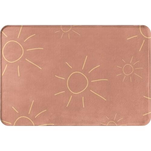 Boho Aesthetic Anti-Slip Doormat Kitchen Mat Bohemian Patterns Balcony Carpet Welcome Rug Indoor Decorative