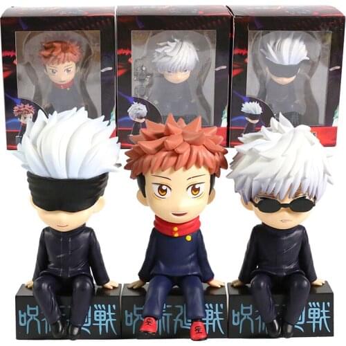 Jujutsu Kaisen Itadori Yuji Gojo Satoru Q Version PVC Figure Anime Collection Model Toy Doll Gifts