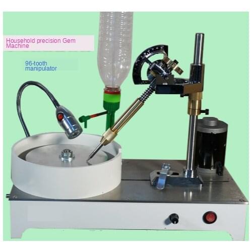 New Gem Faceting Machine Jade Stone Angle Machine Jewelry Polisher Flat Grinder Speed Adjustable 1800RPM Y