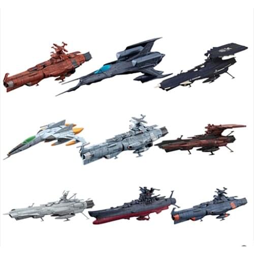 Space battleship Yamato 2202 mechanical collection spaceship fighter multi-layer aircraft carrier aircraft assembly model