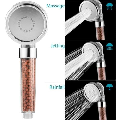 Wetips 3 Function Plastic ABS Hand Shower Douchekop Douche Duchas Shower Handheld Showerheads Water Saving Bathroom Shower heads