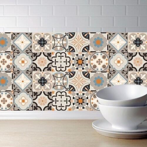 100 X 20cmDIY Mosaic Wall Tiles Stickers 3D Kitchen Wall Sticker Bathroom Toilet Adhesive Waterproof PVC Wallpaper Waist Line