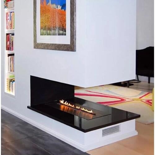 21 AUG Inno-Fire 36 inch fireplace electric double sided bio fireplaces for apartments