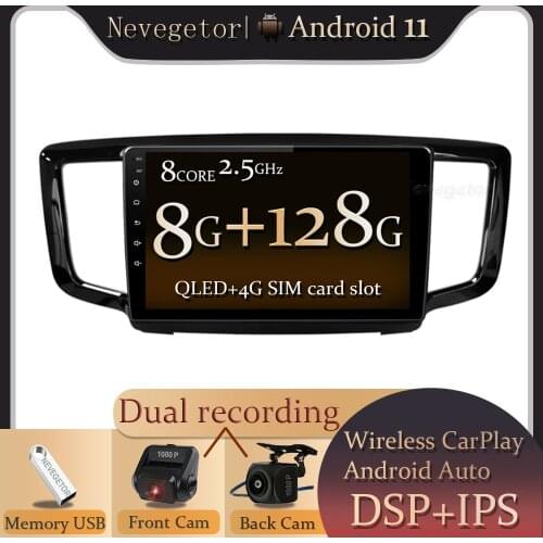Android 11.0 NO DVD 2 Din Car Radio Multimedia Video Player Navigation GPS For HONDA Odyssey 2015 16 178 18 2019 IPS