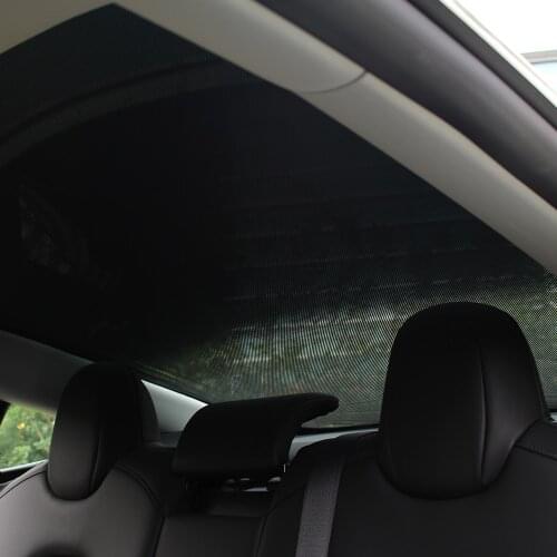 Model3 Sunshade Car Sun Visor Rear Front Sun Shade For Tesla Model 3 2021 Accessories Roof Skylight Shades Protector