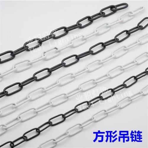 Black and white iron chain Suitable for load-bearing chandelier crystal lamp Vintage lamp Lighting accessories DIY wholesale