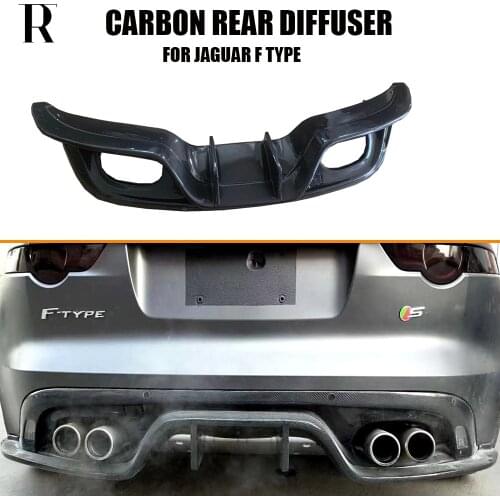 F Type Carbon Fiber Rear Bumper Diffuser for Juguar F-Type 2013-2019