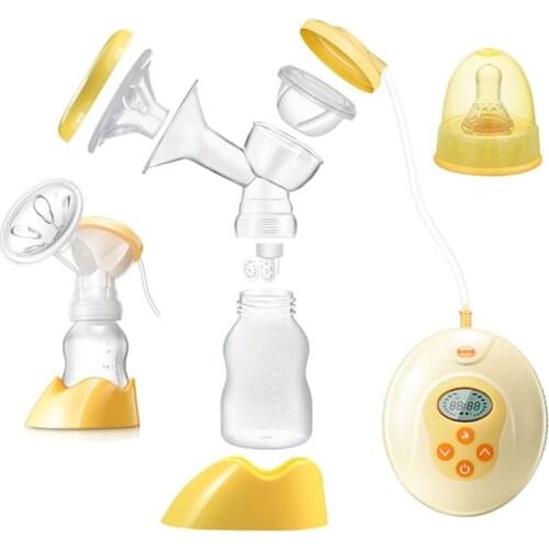 Electric breast pump unilateral and bilateral breast pump manual silicone breast pump baby breastfeeding accessories
