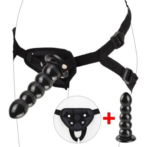 Penis Strap On Harness for Lesbian Wear Dildo Panties Realistic Dildo Vaginal/Anal Penis Plug Adult Sex Toy For Woman Anal Beads