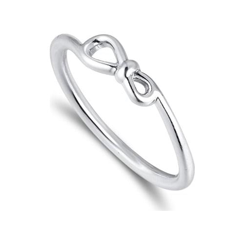CKK Infinity Knot Ring Silver 925 Sterling Jewelry Wedding Bands Rings for Women Mothers Day Gift 2020 New free shipping R244