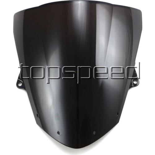 Motorcycle Windshield Windscreen For Kawasaki Ninja ZX6R 2009-2014 /ZX10R 2008 2009 2010 Black