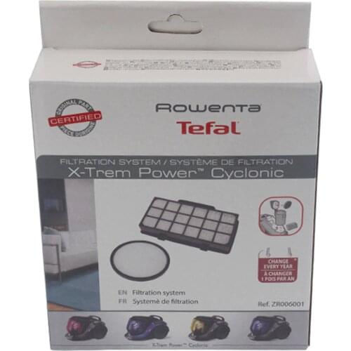 Vacuum Cleaner Hepa Filter Set Replacement For Rowenta Xtrem Power Cyclonic - ZR006001, ZR903701