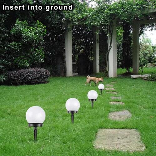2019 Newest High Quality LEDS Round Solar Lawn Light Outdoor Ground Light Waterproof Bulb Light Lawn Light