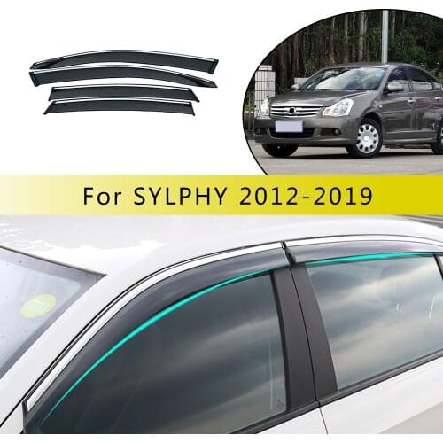 Window Weather Shield Deflector Guard For Nissan Sylphy B17 2012 2013 2014 2015 2016 2017 2018 2019 Car Styling Auto Accessories