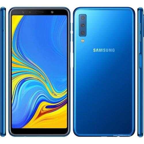 Original Samsung Galaxy A7 (2018) A750F Cellphone 6.0 Inches 4GB RAM 64GB ROM LTE Unlocked Android Dual Sim,Free Shipping