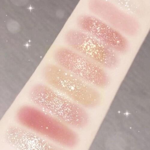 New 9 Colors Nude Shimmer Matte Eyeshadow Pallete Waterproof Lucky Long Pearl Koi Matte Lasting Sequins Glitter Glitter A2R2