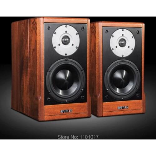 PAIYON P9 Passive Bookshelf Speaker 75W HIFI EXQUIS MOREL 6'' Woofer Real Wood MDF Mixed Speakers