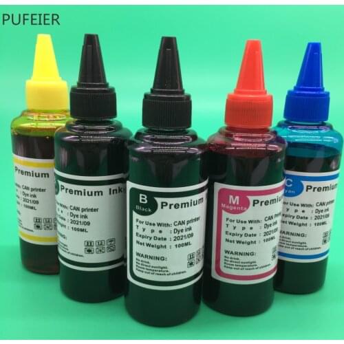 5PCS PGI-550 CLI-551 PGI550 CLI551 Dye Based Ink For Canon PIXMA IP7250 IP8750 MG5450 MX725 MX925 MG6450 MG5550 IX6850 MG5650