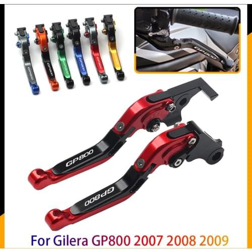 For Gilera GP 800 GP800 2007 2008 2009 20 Colors Motorcycle Accessories CNC Adjustable Folding Extendable Brake Clutch Levers