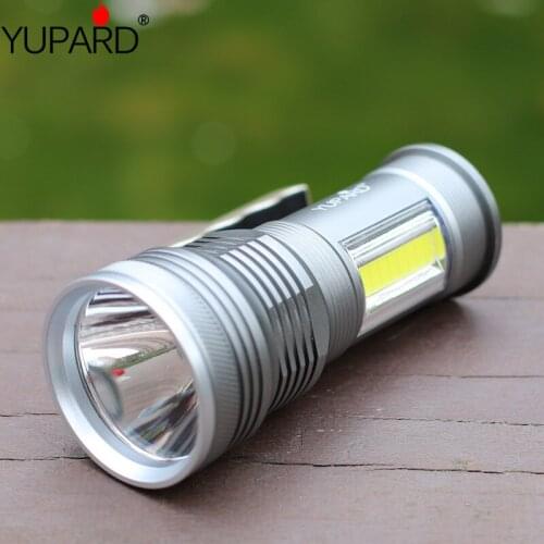 T6 LED Camping Lantern COB Rechargeable Flashlight Lantern Emergency Tail magnet Hiking Fishing +18650 Batteries charger
