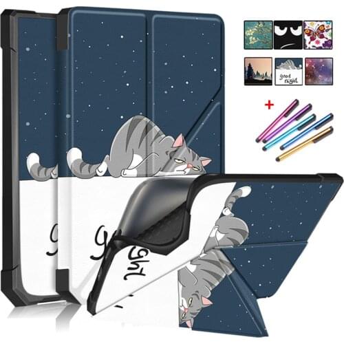 Smart Painted Cover For Pocketbook 740 Leather Stand E-book Protective Cover For Pocketbook InkPad 3 740 Pro Color Stand Case