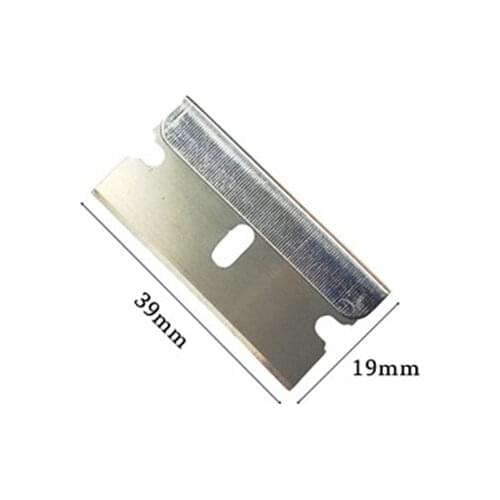 1 Set Metal Cleaning Shovel Blades For Mobile Phone Screen Film Shovel Blade Removable Machine Glue Scraper Clean Blade 39*19mm