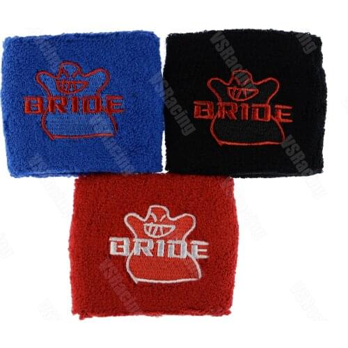 1pcs JDM BRIDE Oil Reservoir Tank Cover Oil Catch Tank Cover Socks For Racing Cars 3 Colors For HONDA Cars