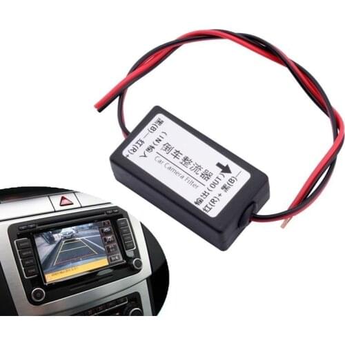 12V DC Power Car Rearview Camera Power Relay Capacitor Filter Connector Rectifier For Car Rear View Backup Camera
