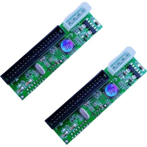 SATA TO PATA IDE Converter Adapter Plug&Play Module Support 7+15 Pin 3.5/2.5 SATA HDD DVD Adapter, 2 Pack