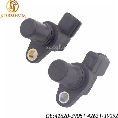 2PCS Transmission Input Output Speed Sensor Fit for Hyundai Elantra Tucson Sonata Kia Optima Spectra 42620-39051 42621-39052