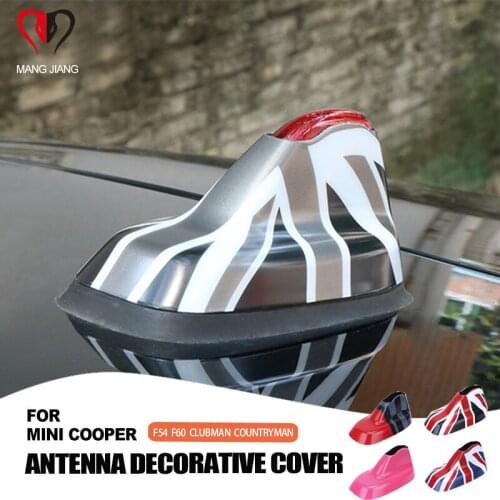 John Union Jace Antenna Aerial Cover Protective Decoration Housing Roof Cover Sticker For mini cooper F54 F60 Clubman Countryman