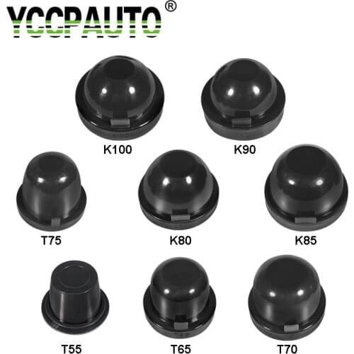 YCCPAUTO Car Headlight Dust Cover Rubber Sealing Cap Waterproof Dustproof Covers Auto HID LED Headlamp Accessories 2Pcs
