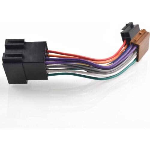 Car Radio ISO Adapter Extended Conversion Cable for Peugeot 106 206 306 307 405 406 607