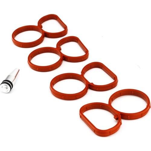 Car Swirl Flap Blank Plug Bung Metal With Manifold Gaskets Removal Repair Kit For BMW N47 2.0 D YC101446-RD
